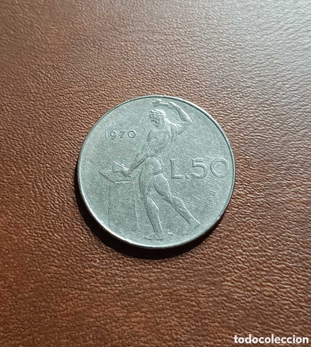 Moedas antigas da Europa: 50 LIRAS 1970 - ITALIA