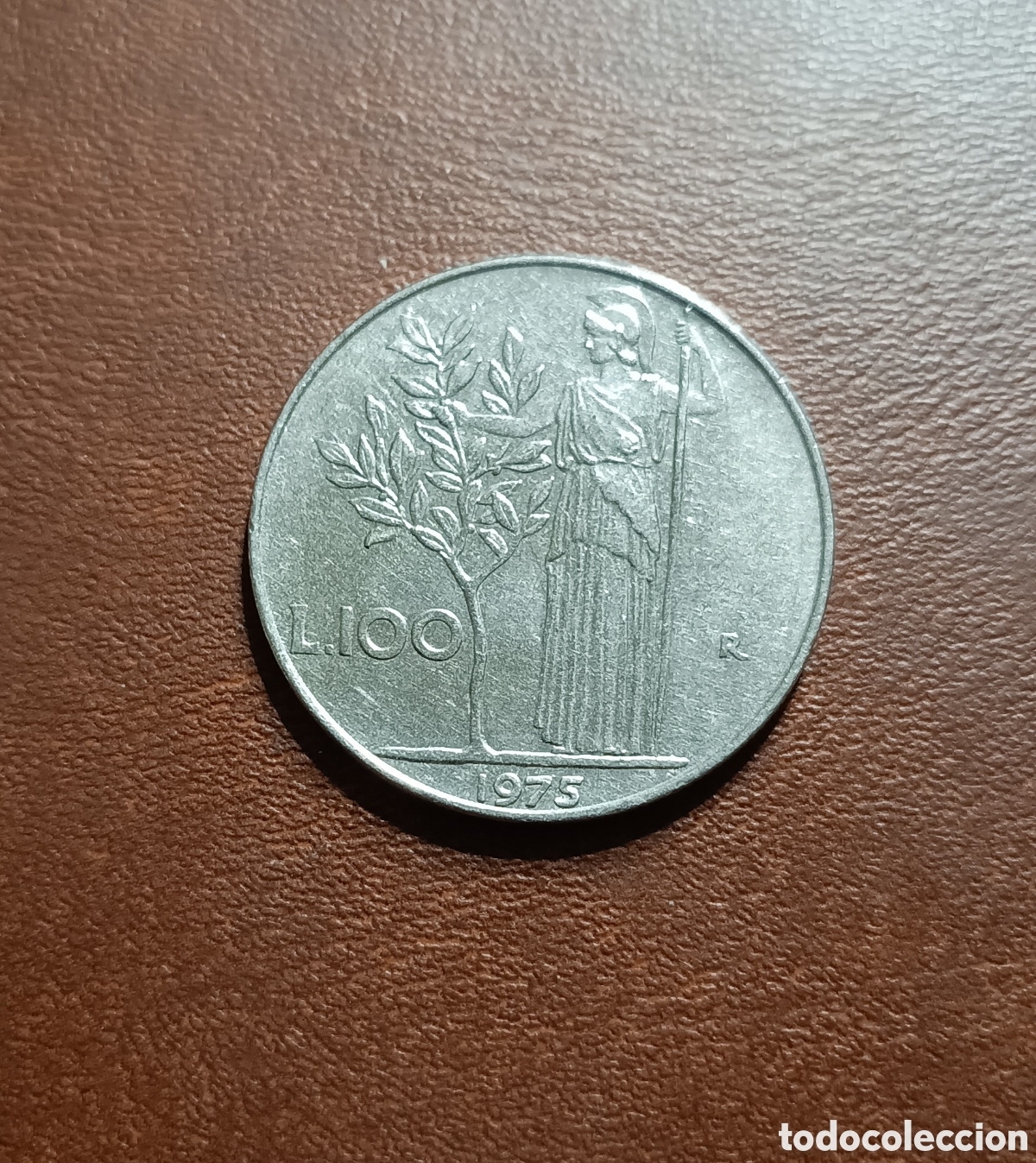 Moedas antigas da Europa: 100 LIRAS 1975 - ITALIA