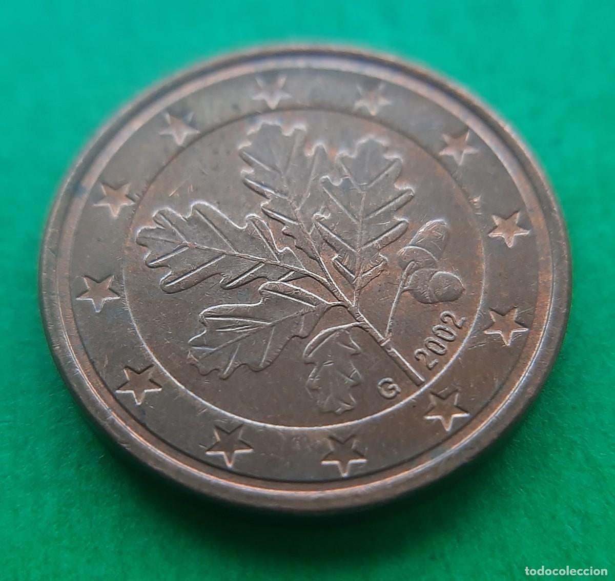 Monedas antiguas de Europa: (ERROR-ALEMANIA)(2002) 5 C&Eacute;NTIMOS CON REMARQUE - Foto 8