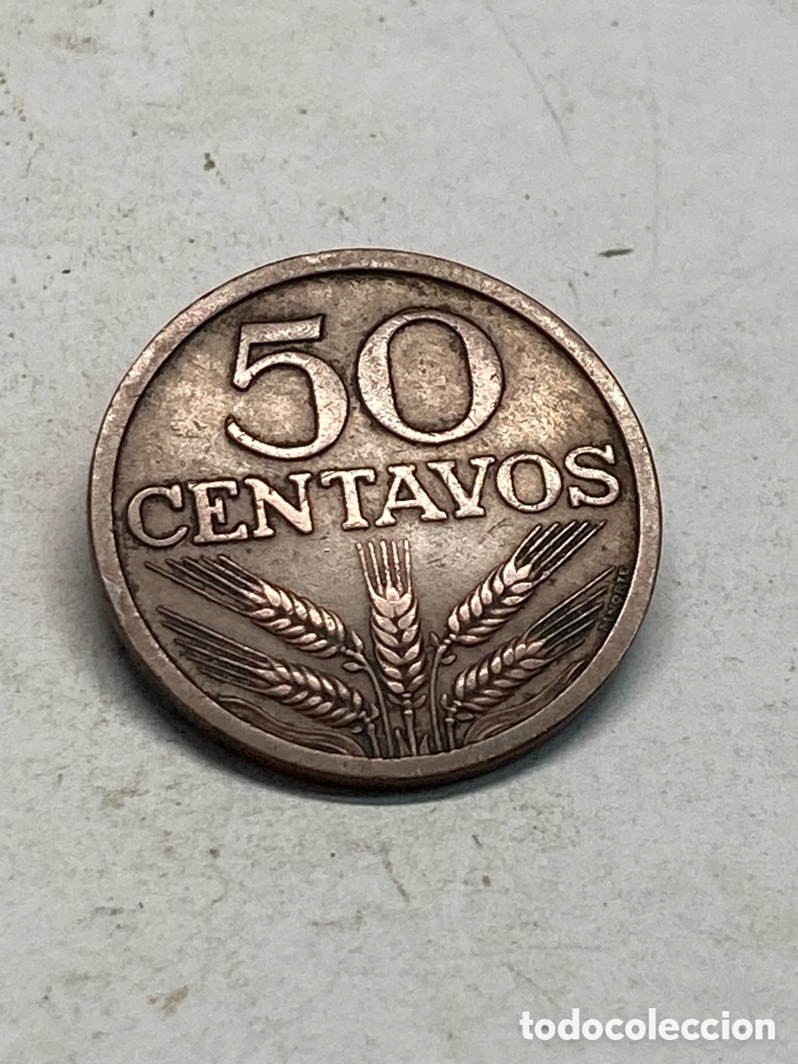 Monedas antiguas de Europa: Moneda de 50 centavos 1970 L56 - Foto 1