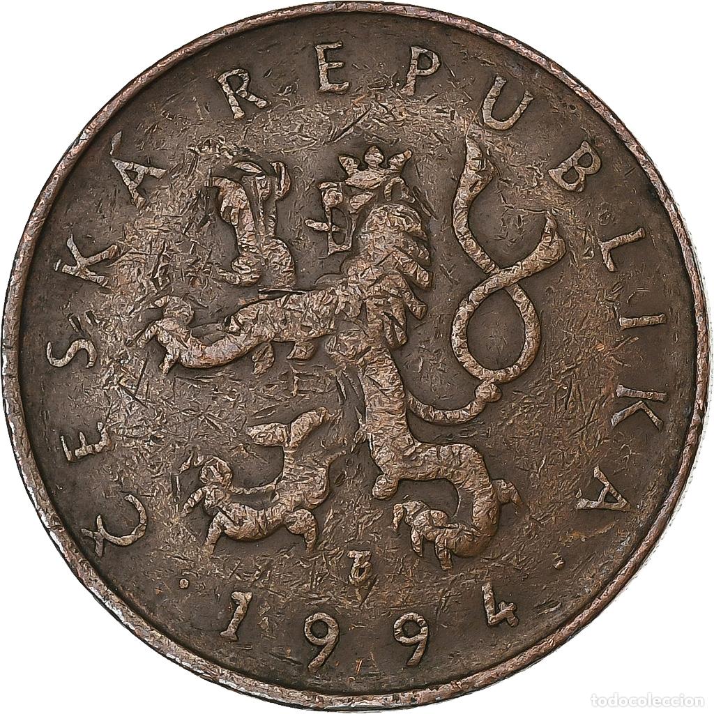Monete antiche di Europa: [#198216] Rep&uacute;blica Checa, 10 Korun, 1994, Cobre chapado en acero, MBC, KM:4