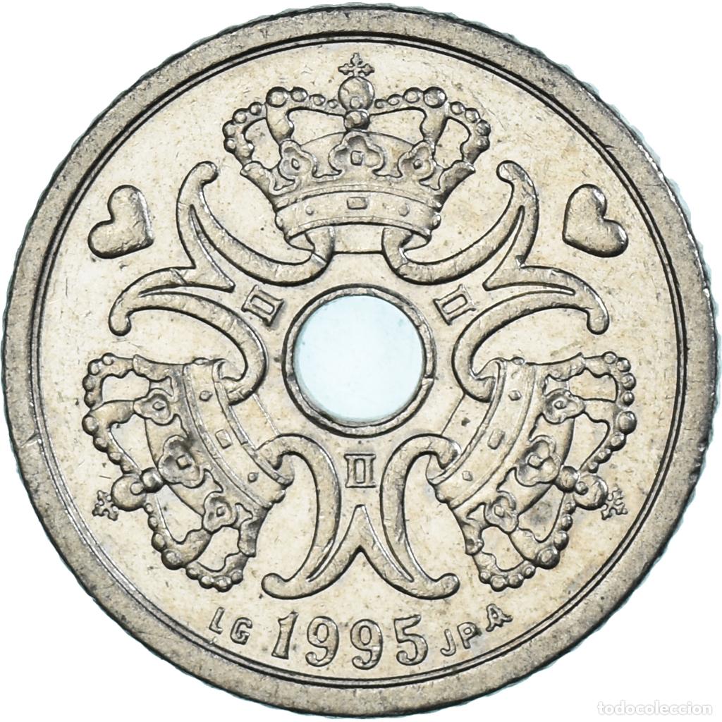 Moedas antigas da Europa: [#1496812] Moneda, Dinamarca, Krone, 1995