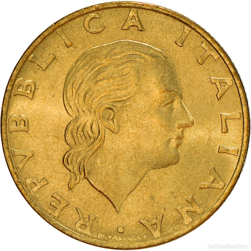 Monete antiche di Europa: [#952201] Moneda, Italia, 200 Lire, 1988, Rome, MBC+, Aluminio - bronce, KM:105