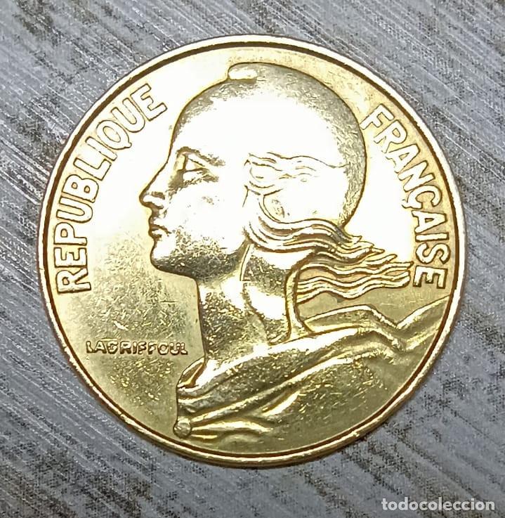 Monedas antiguas de Europa: Francia 20 Centimos 1977 - Foto 1