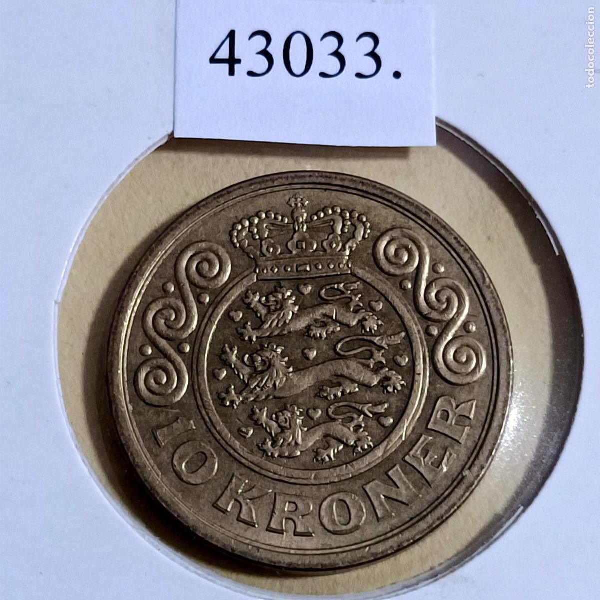Monedas antiguas de Europa: Dinamarca 10 coronas 1995 - Foto 2