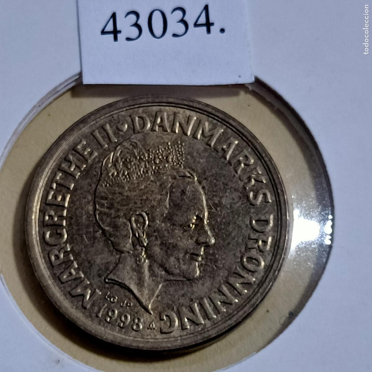 Monedas antiguas de Europa: Dinamarca 10 coronas 1998 - Foto 1