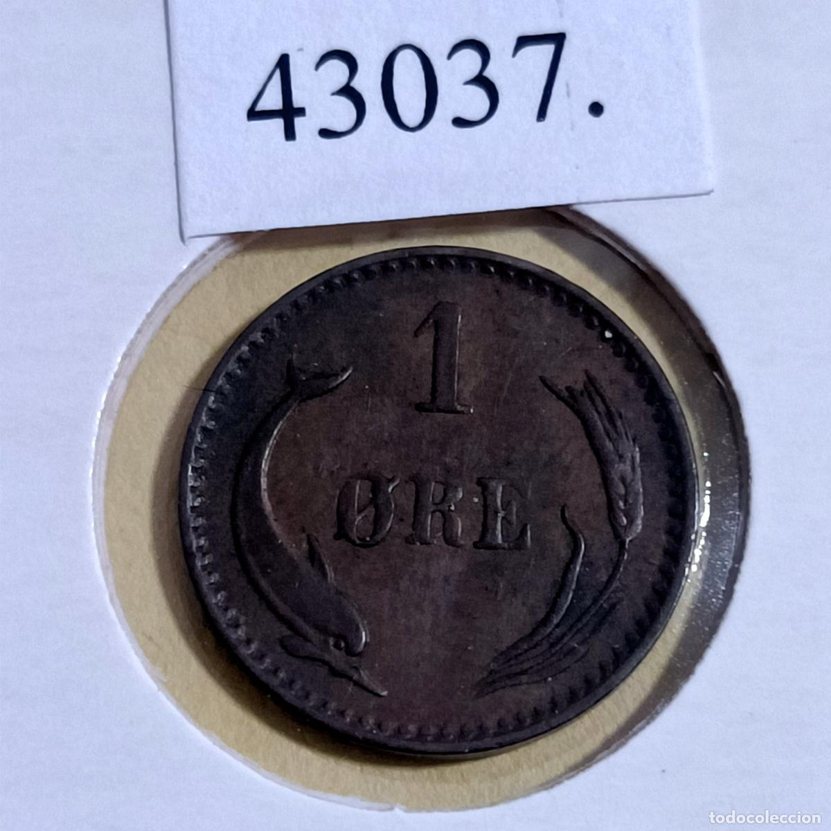 Monedas antiguas de Europa: Dinamarca 1 ore 1899 - Foto 2