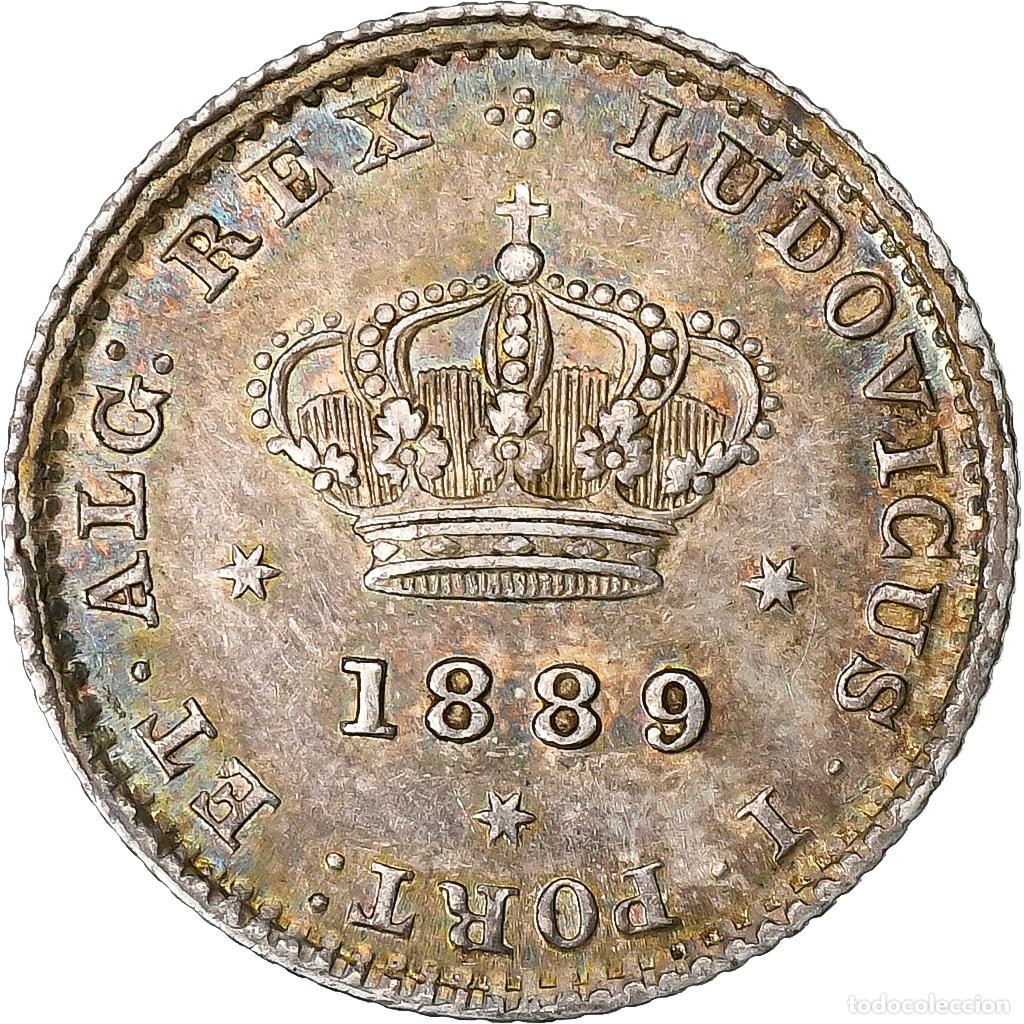 Alte M&uuml;nzen aus Europa: [#1116645] Moneda, Portugal, Luiz I, 50 Reis, 1889, EBC+, Plata, KM:506.2