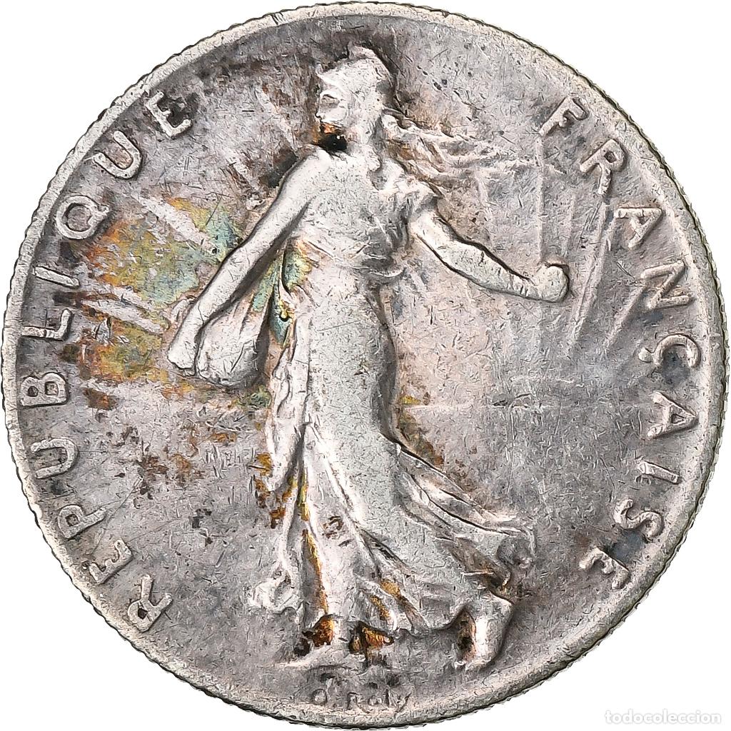 Alte M&uuml;nzen aus Europa: [#1116647] Francia, Semeuse, 50 Centimes, 1914, Paris, MBC+, Plata, KM:854, Gadoury:420, Le