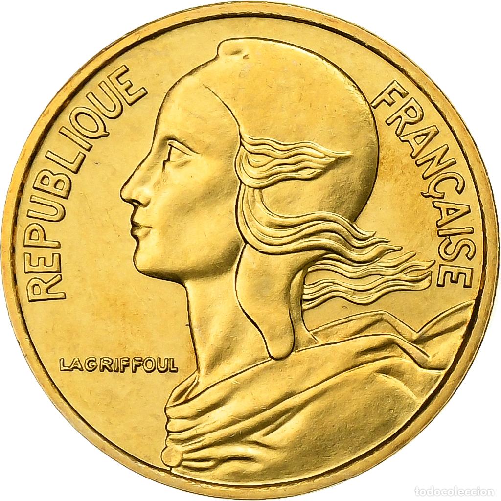 Monedas antiguas de Europa: [#136577] Francia, 5 Centimes, Marianne, 1977, MDP, s&eacute;rie FDC, Bronce - aluminio, FDC