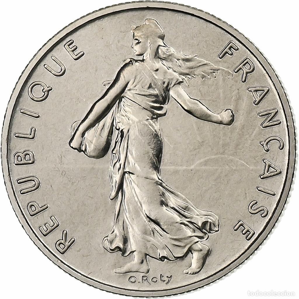 Monedas antiguas de Europa: [#136568] Francia, 1/2 Franc, Semeuse, 1977, MDP, s&eacute;rie FDC, N&iacute;quel, FDC