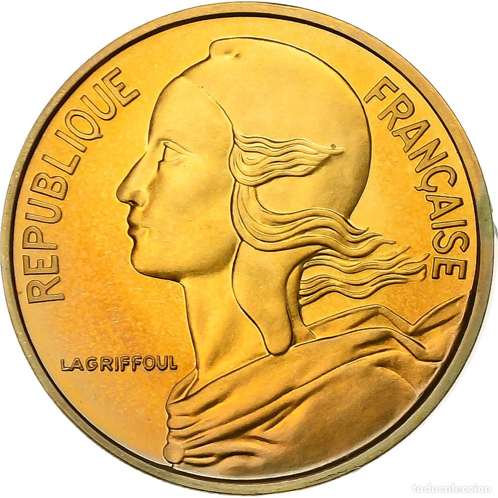 Moedas antigas da Europa: [#136610] Francia, 5 Centimes, Marianne, 1997, MDP, Prueba, Bronce - aluminio, FDC