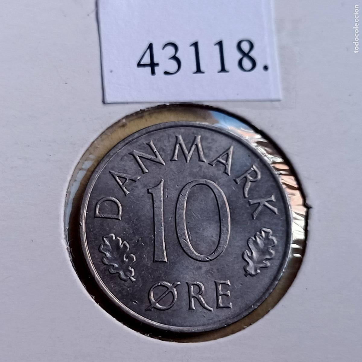 Monedas antiguas de Europa: Dinamarca 10 ore 1980 - Foto 2