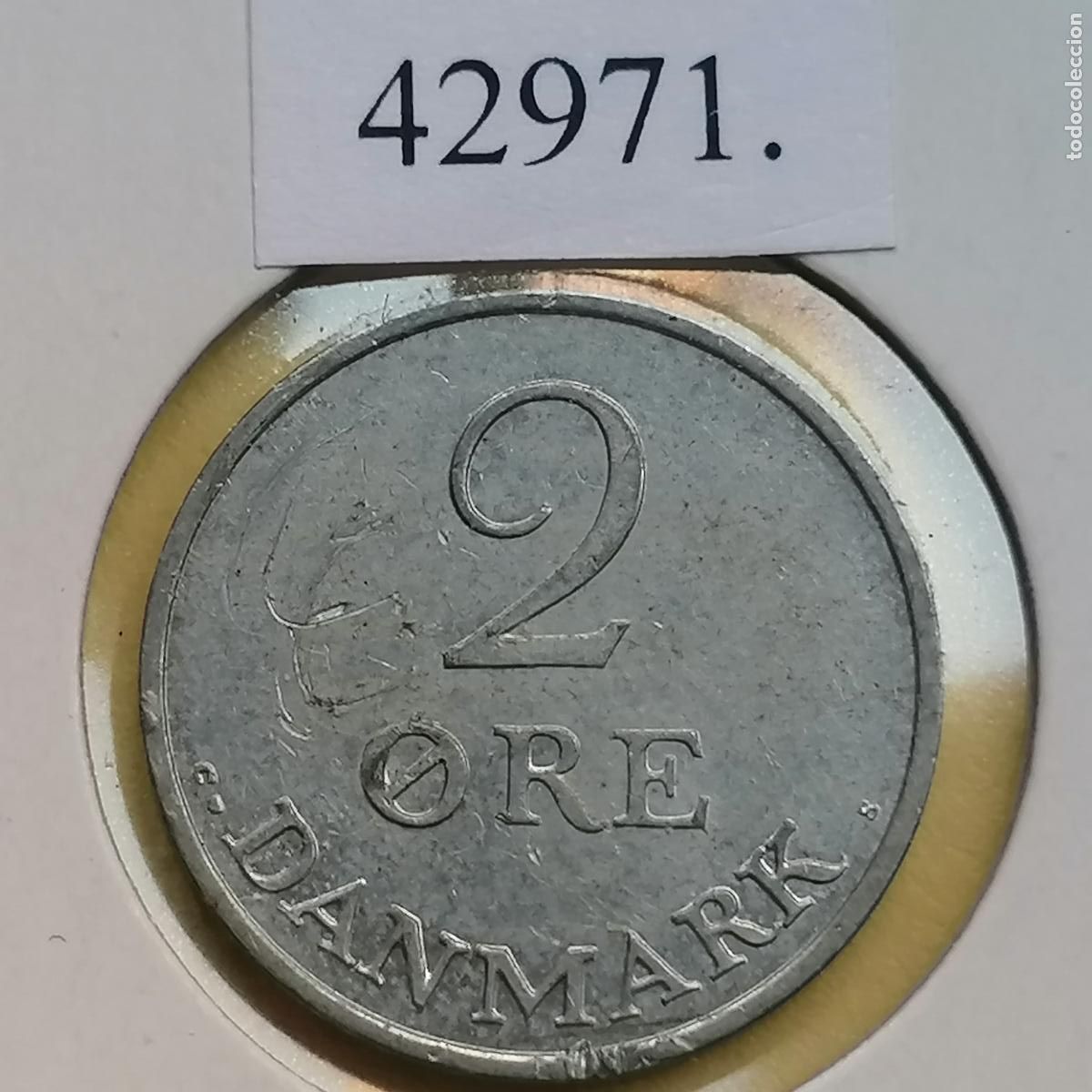 Monedas antiguas de Europa: Dinamarca 2 ore 1969 - Foto 1