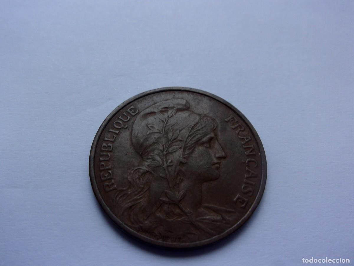 Monedas antiguas de Europa: 2DF22 Francia 5 centimes Dupuis 1912 - Foto 3