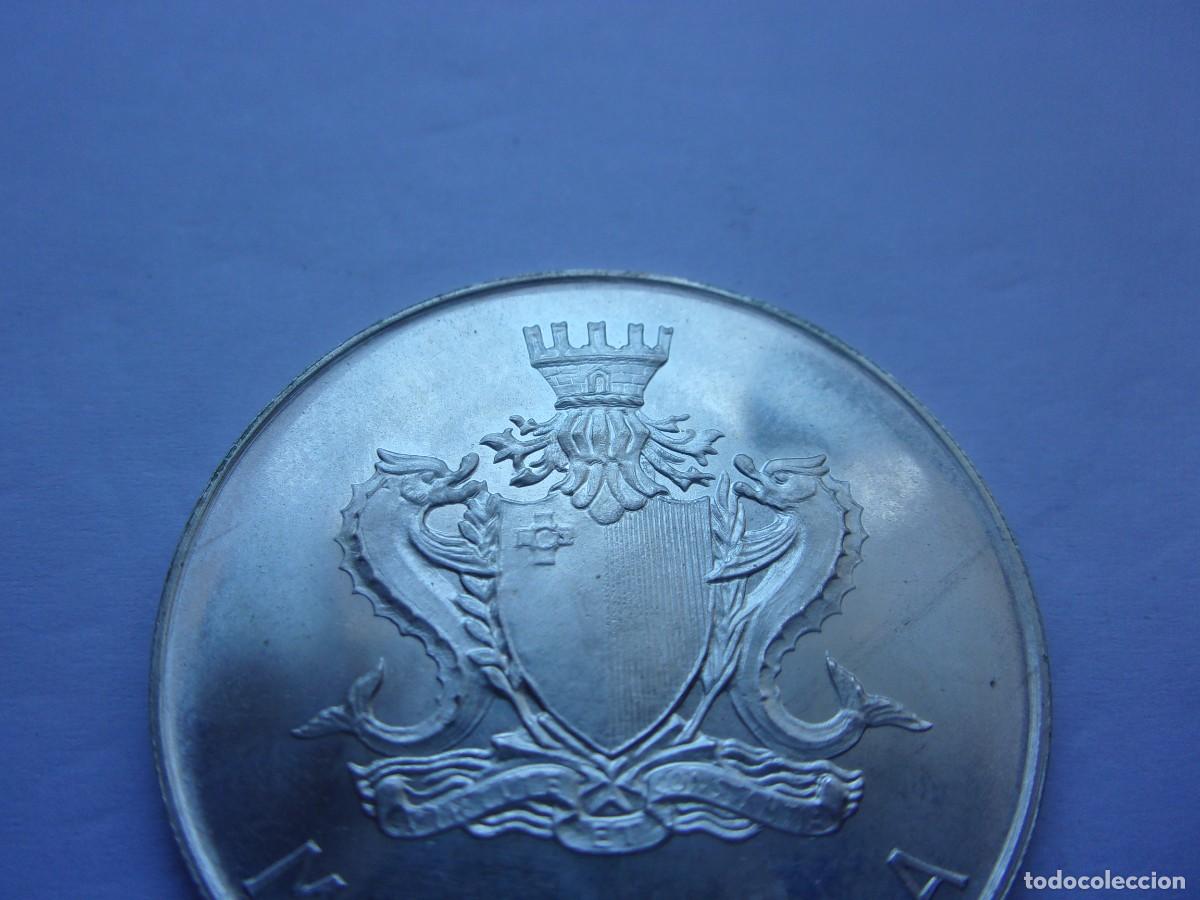 Monedas antiguas de Europa: 24DF22 Malta 1 libra de plata 1972 - Foto 5