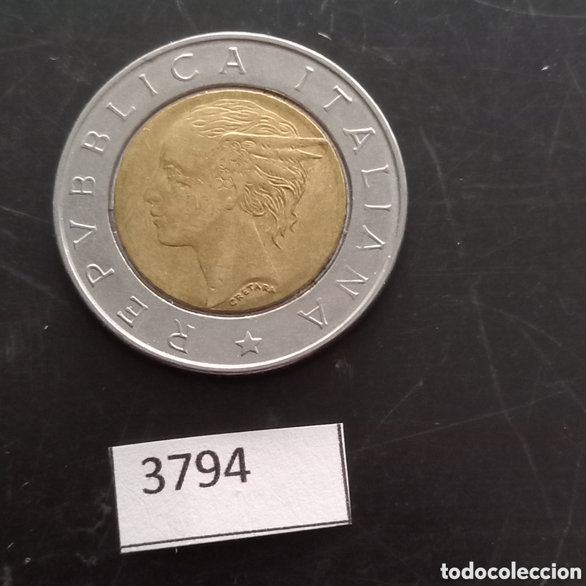 Monete antiche di Europa: Italia 500 liras 1992