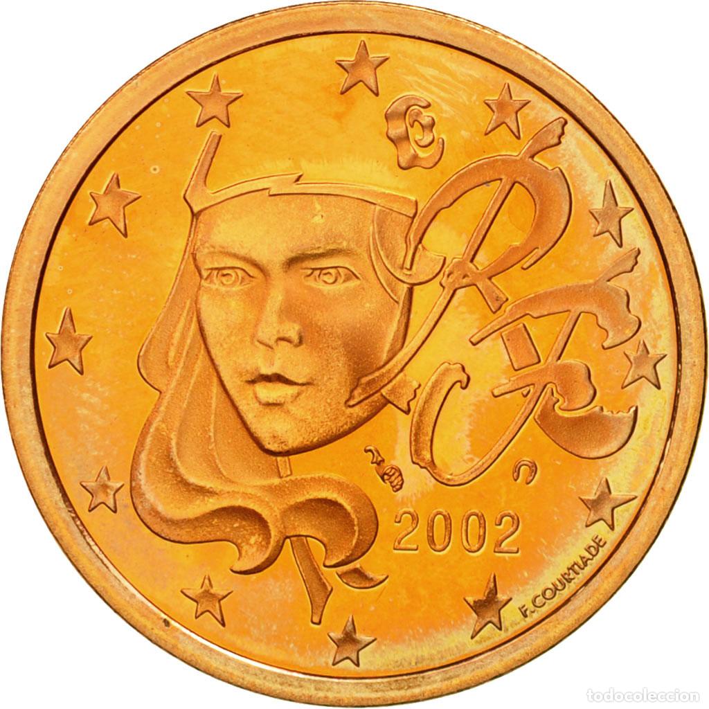 Moedas antigas da Europa: [#581353] Francia, 5 Euro Cent, 2002, FDC, Cobre chapado en acero, KM:1284