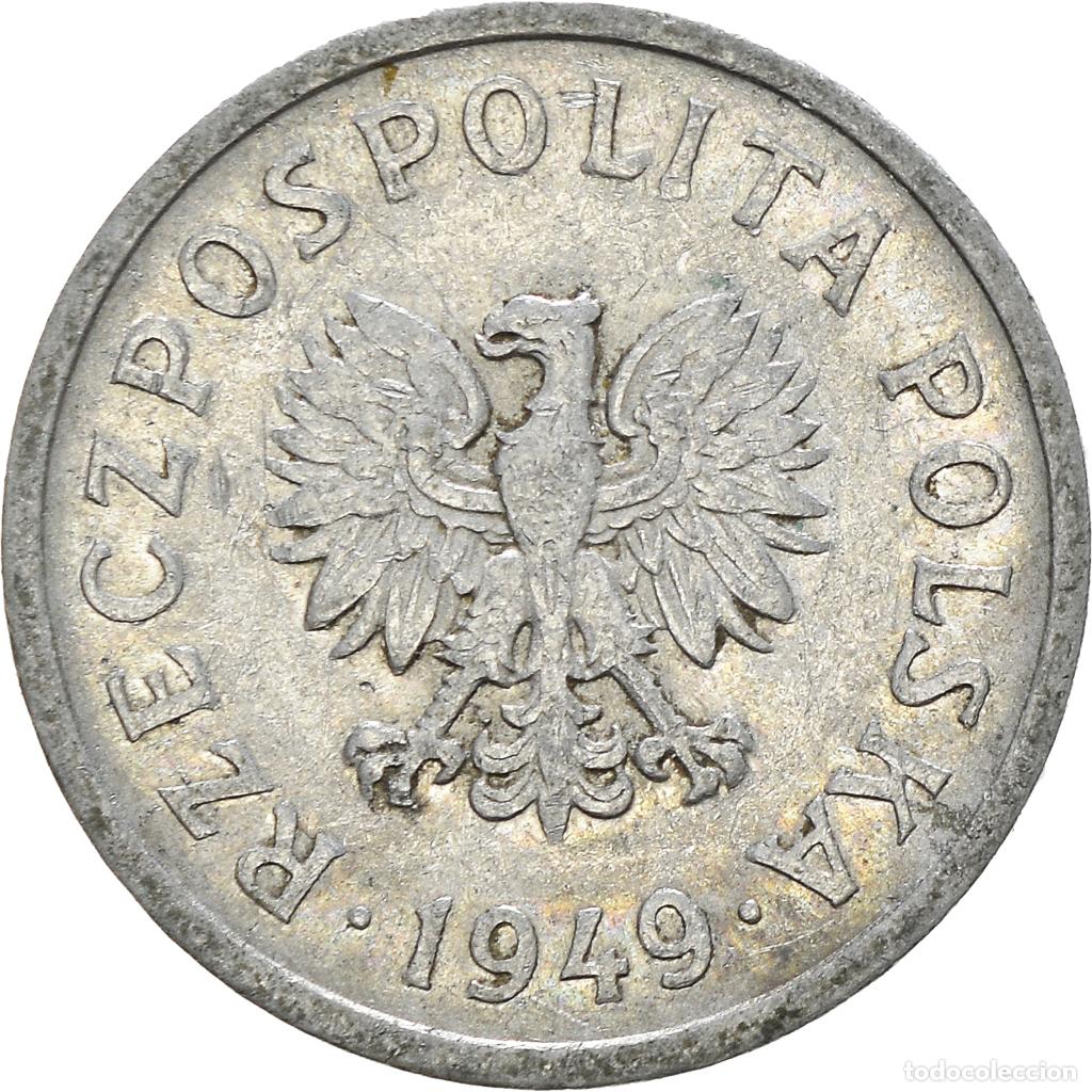 Old Coins of Europe: [#956383] Moneda, Polonia, 10 Groszy, 1949, Kremnica, BC+, Cobre - n&iacute;quel, KM:42