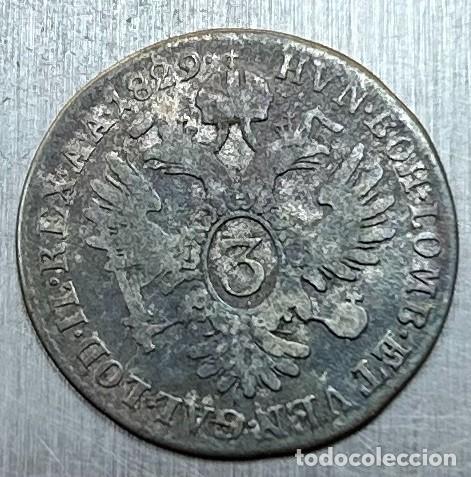 Monedas antiguas de Europa: 3 KREUZER 1829 AUSTRIA - Foto 1