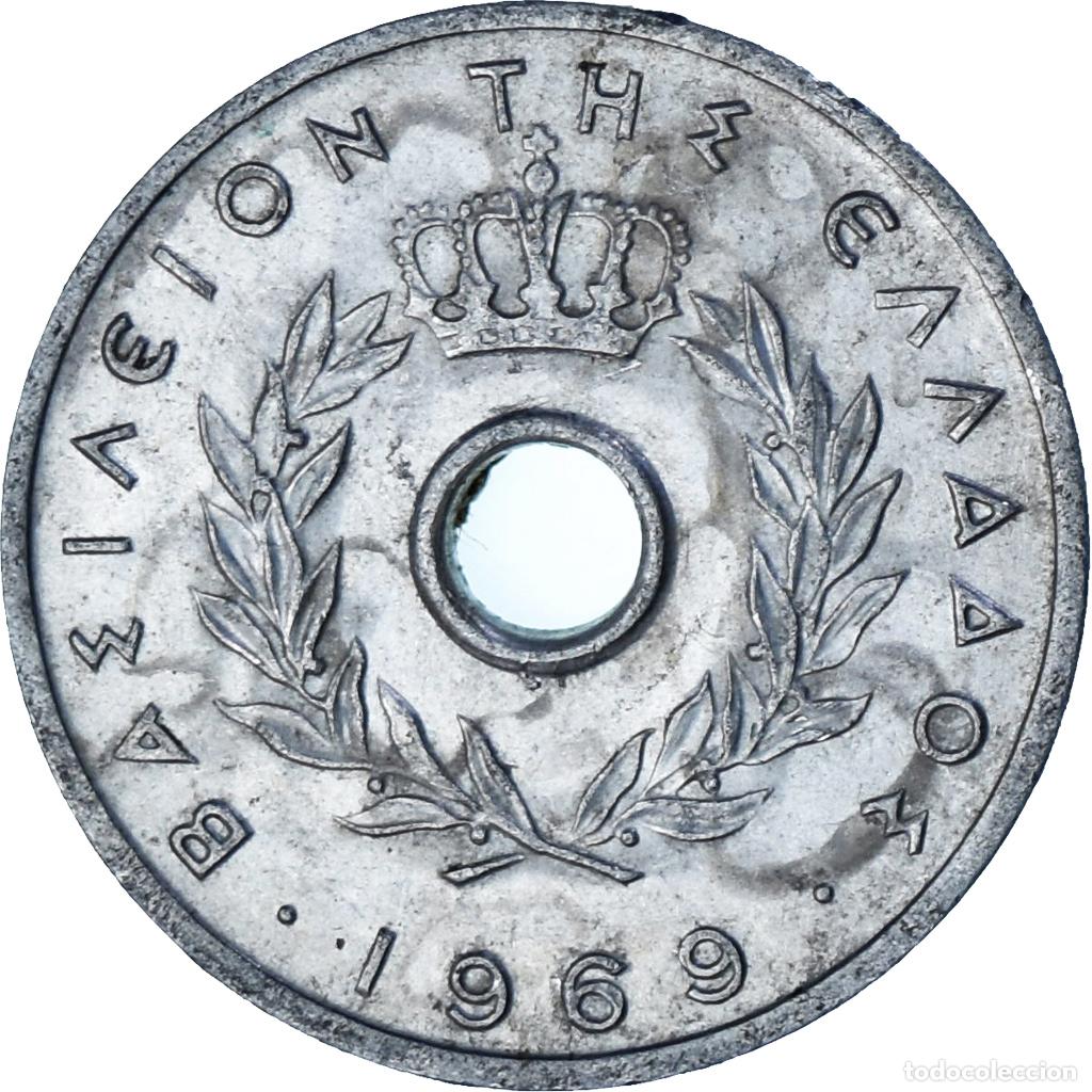 Monete antiche di Europa: [#1376534] Grecia, 10 Lepta, 1969