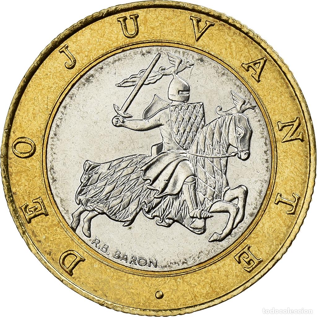 Old Coins of Europe: [#396680] M&oacute;naco, Rainier III, 10 Francs, 2000, Bimet&aacute;lico, SC, Gadoury:827, KM:163
