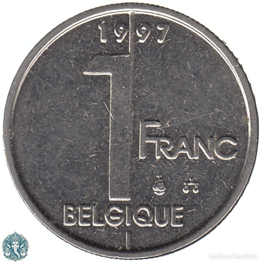 Monnaies anciennes de Europe: B&Eacute;LGICA 1 Franco 1997 Alberto II KM#187 Leyenda Belgique