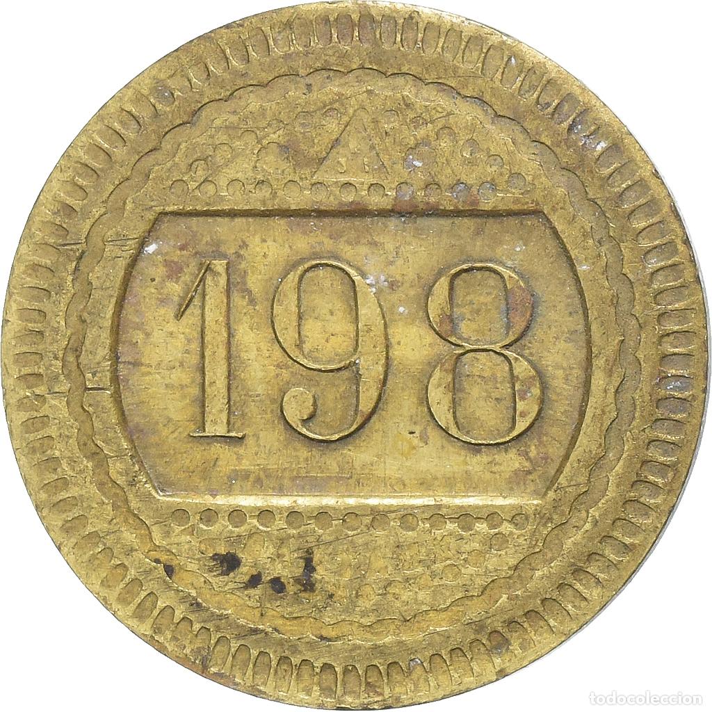 Monedas antiguas de Europa: [#396961] Francia, A Consommer, 20 Centimes, 198, BC+, Lat&oacute;n