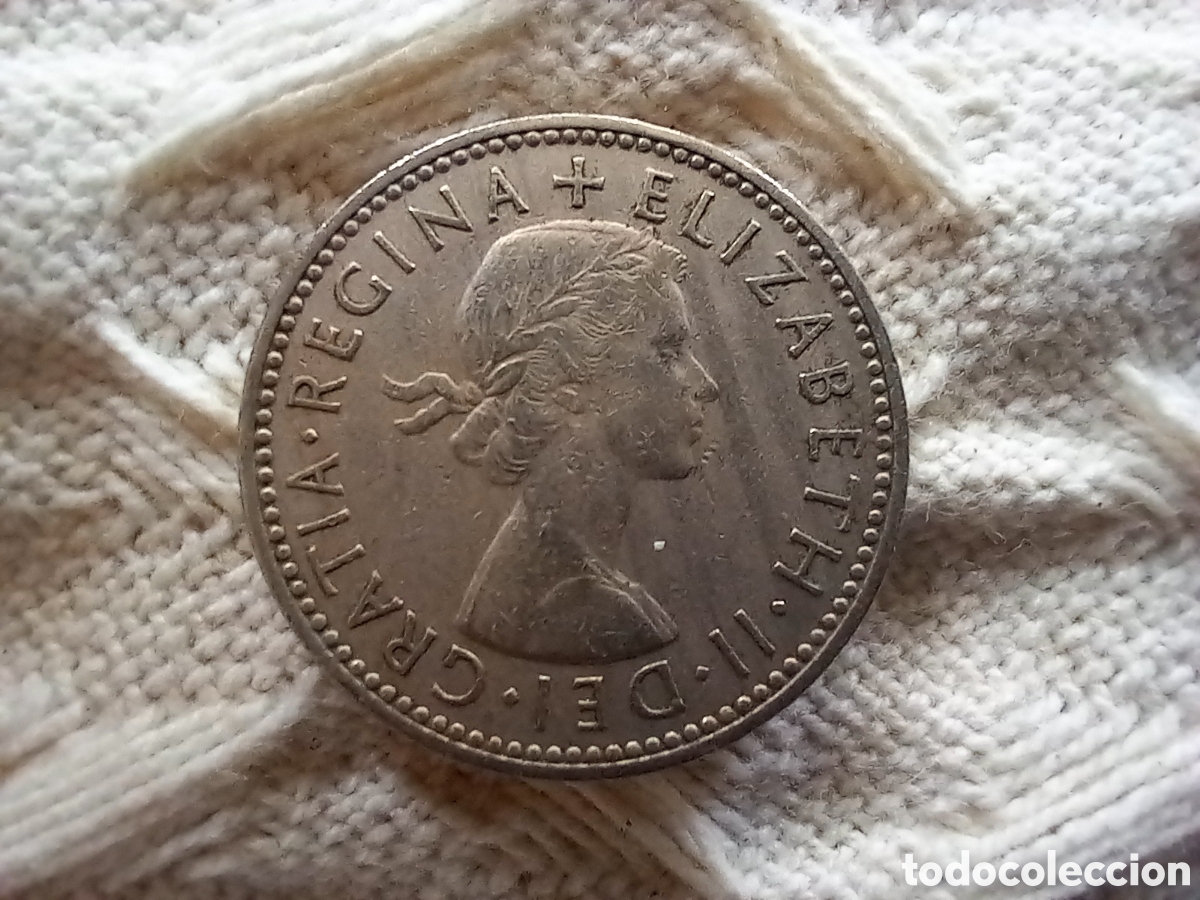 Monedas antiguas de Europa: Moneda 1 chel&iacute;n 1956 - Foto 2
