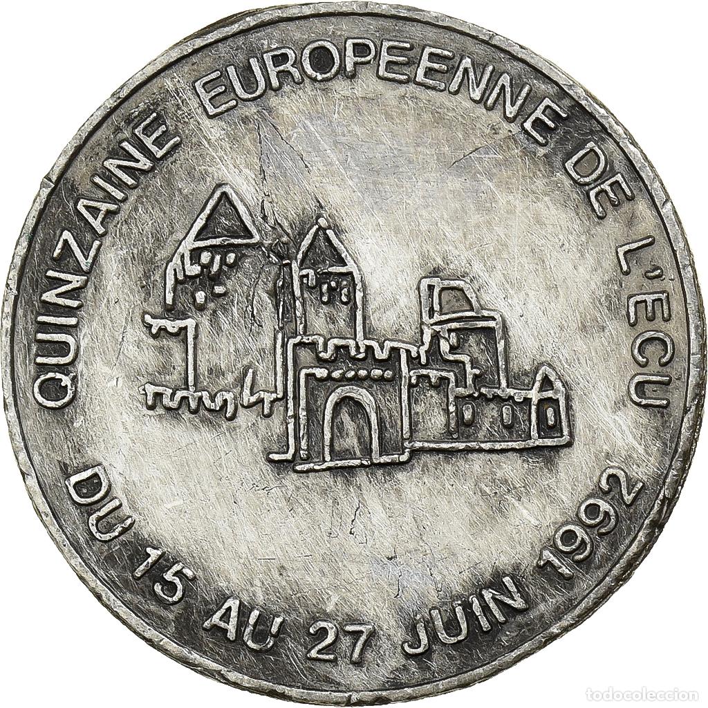 Alte M&uuml;nzen aus Europa: [#397043] Francia, Ecu, CARCASSONNE, 1992, Sin informaci&oacute;n, MBC