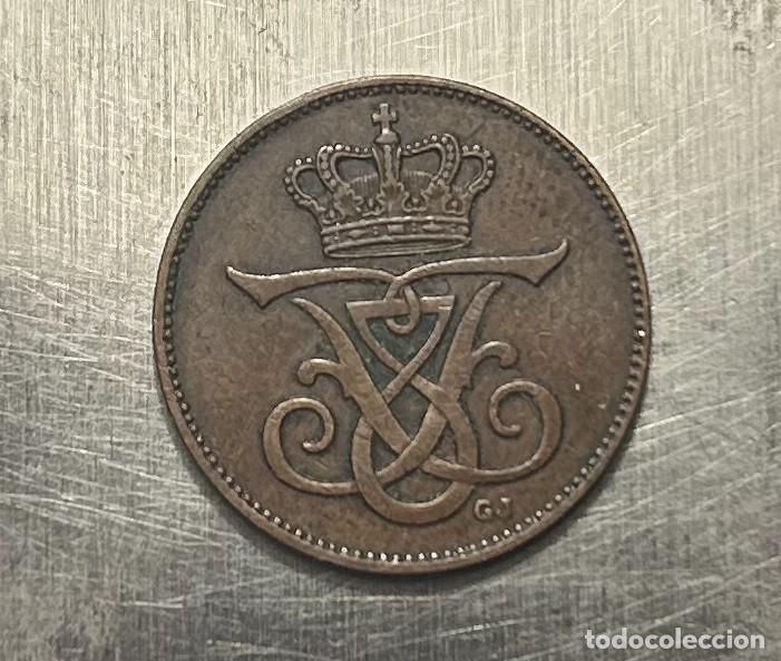 Monedas antiguas de Europa: 2 ORE 1907 DINAMARCA - Foto 2