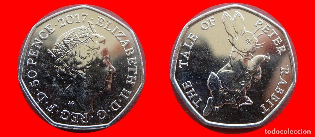 Monedas antiguas de Europa: 50 PENIQUES PENCE 2017 SIN CIRCULAR INGLATERRA REINO UNIDO-3485SC