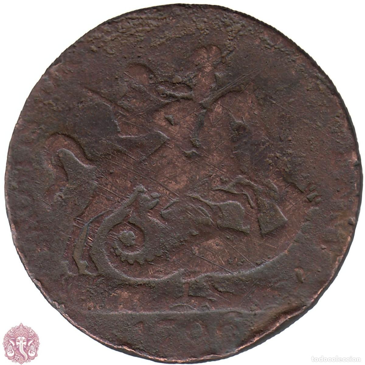 Monedas antiguas de Europa: REINO UNIDO Conder Token &frac12; Penique 1796 Hampshire - Portsea / Licensed Victuallers GRAN BRETA&Ntilde;A
