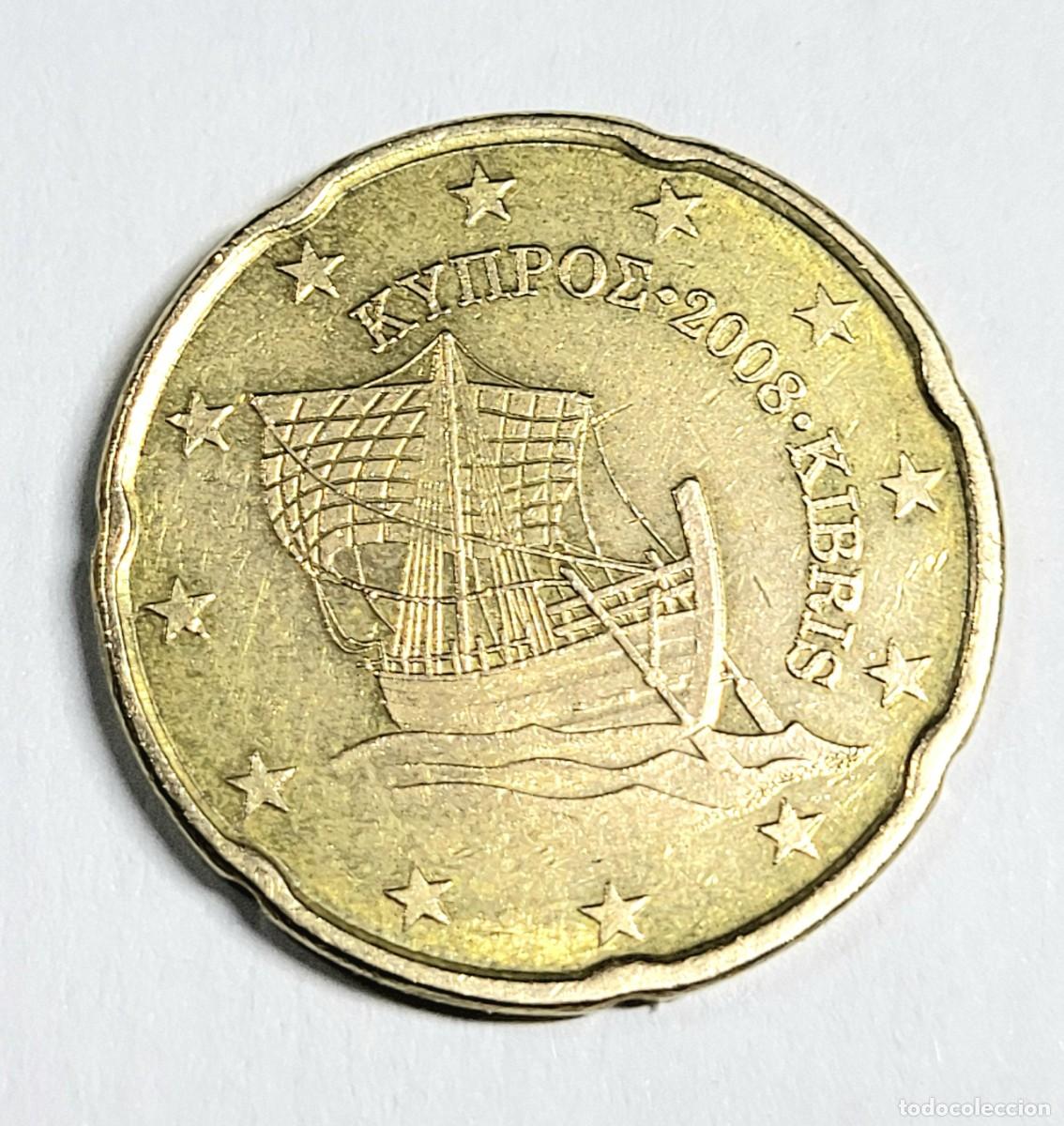 Monedas antiguas de Europa: MONEDA 20 CENTIMOS A&Ntilde;O 2008. CHIPRE - Foto 1