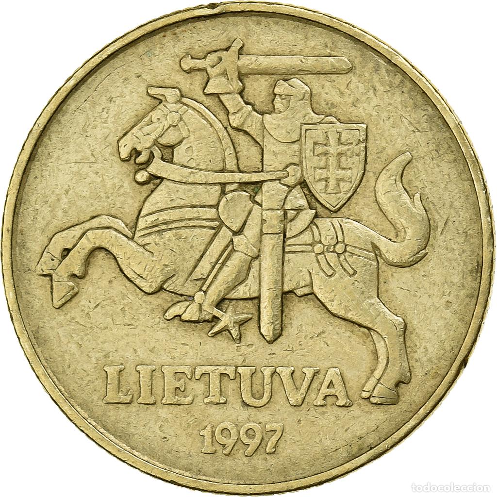 Monedas antiguas de Europa: [#198978] Lituania, 50 Centu, 1997, N&iacute;quel - lat&oacute;n, MBC, KM:108
