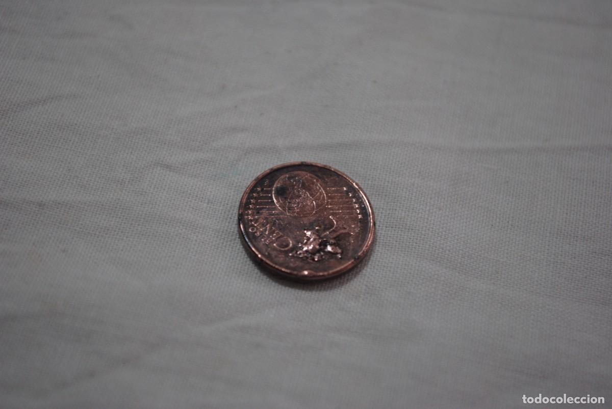 Monedas antiguas de Europa: MONEDA DE 1 CENTIMO DE EURO DE 2005 , DEFECTUOSO . - Foto 2