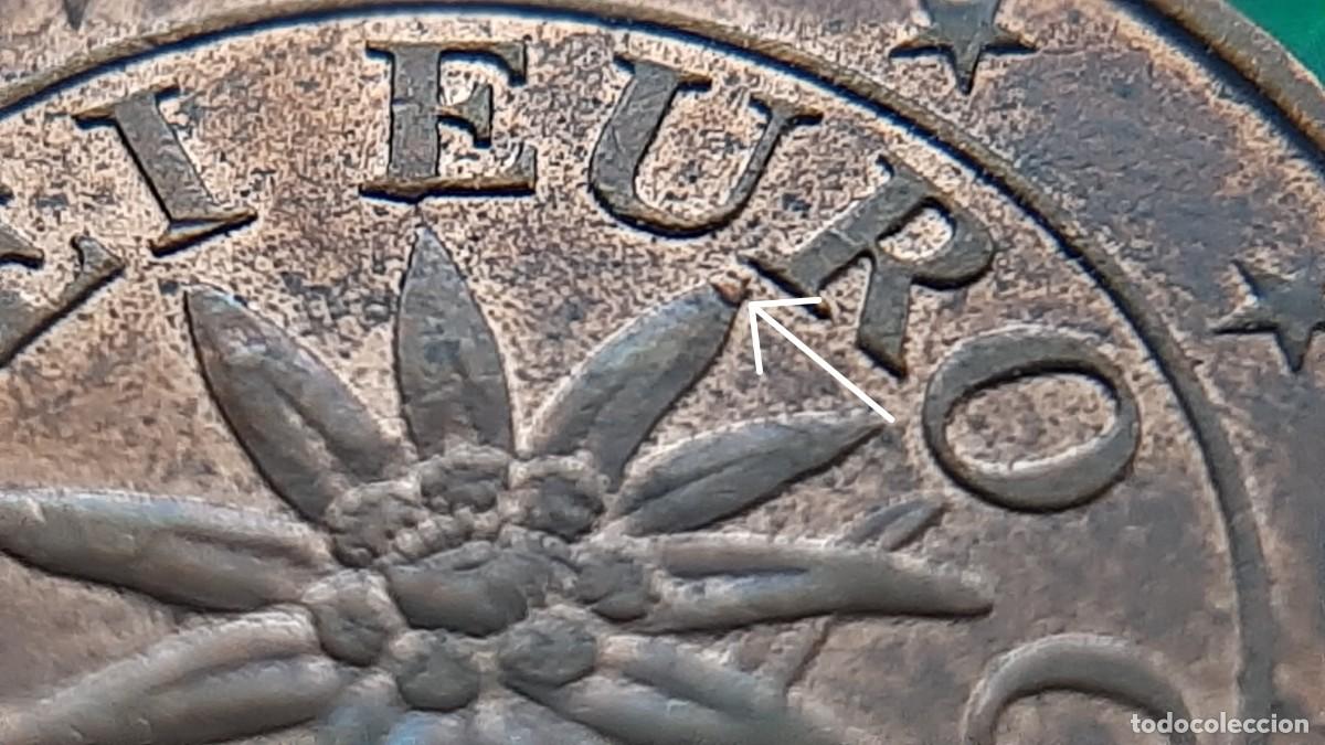 Monedas antiguas de Europa: (ERROR-AUSTRIA)(2014) 2 C&Eacute;NTIMOS CON EXCESO DE METAL - Foto 1
