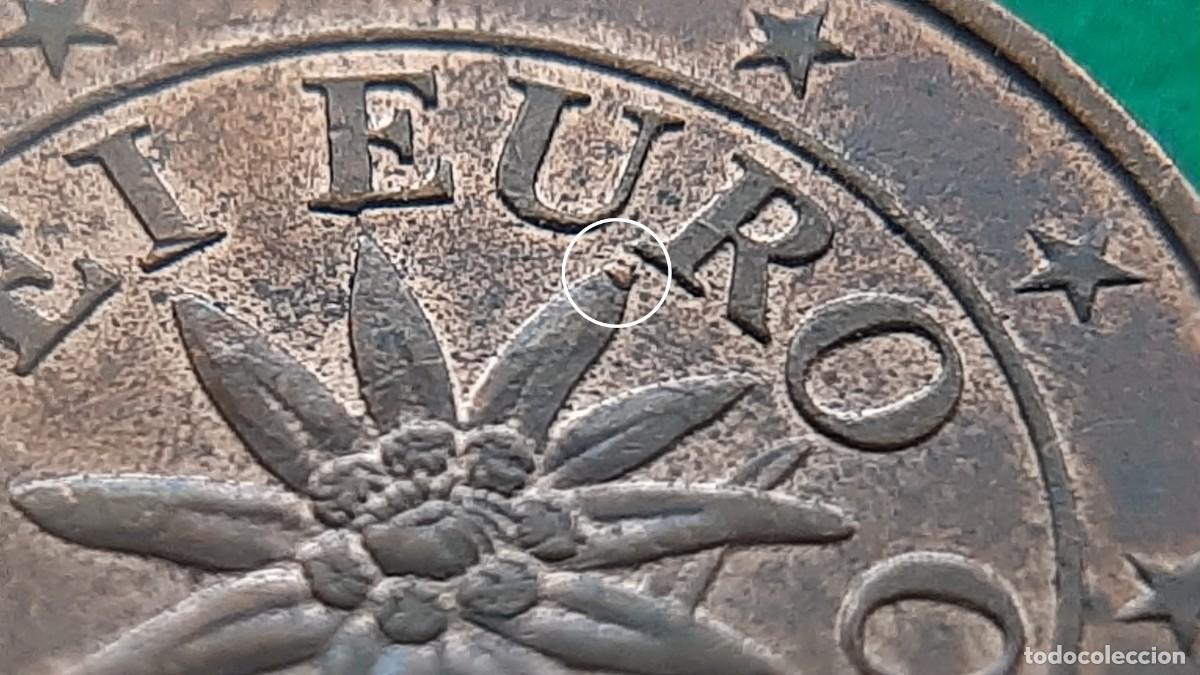 Monedas antiguas de Europa: (ERROR-AUSTRIA)(2014) 2 C&Eacute;NTIMOS CON EXCESO DE METAL - Foto 2