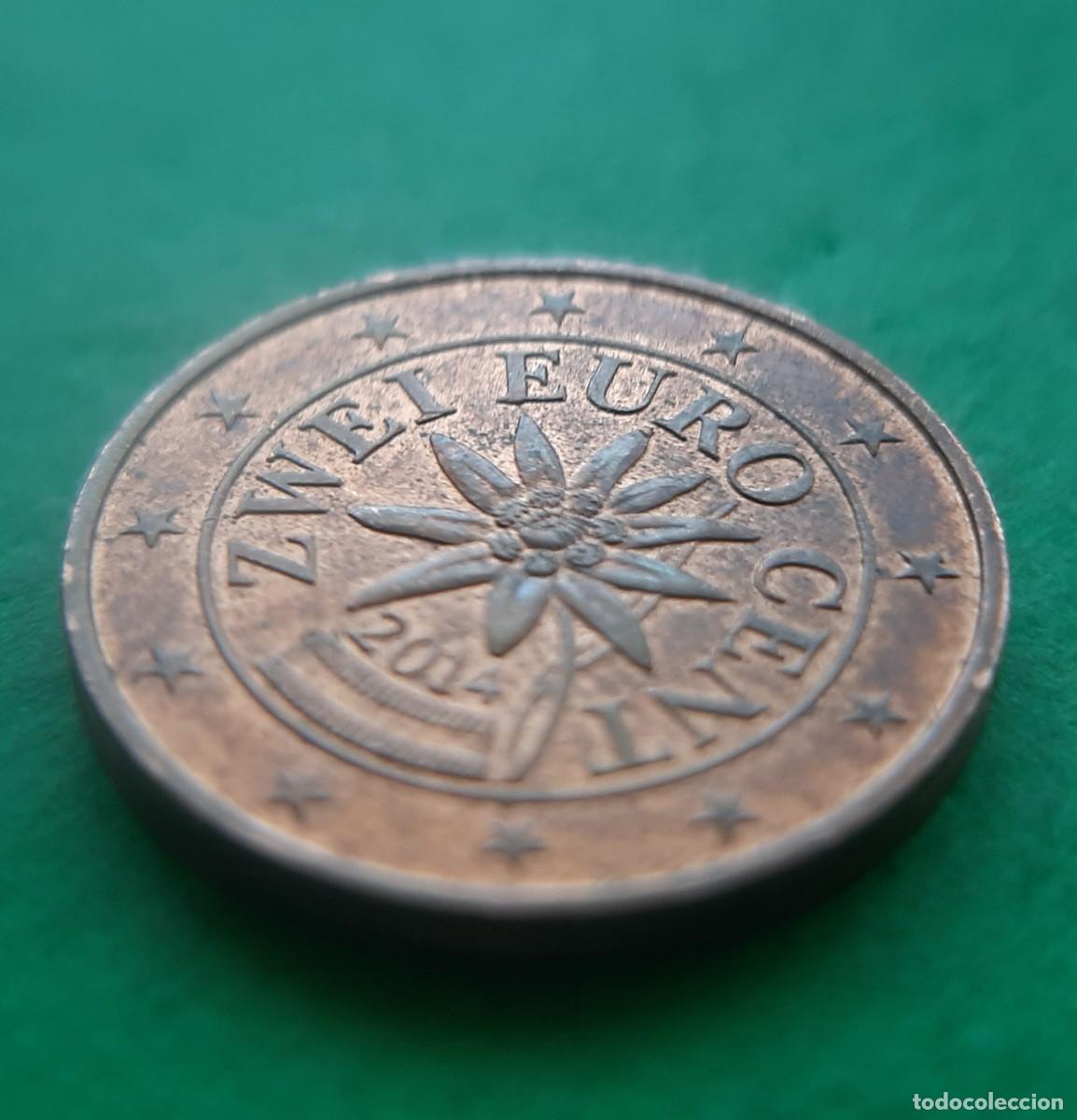 Monedas antiguas de Europa: (ERROR-AUSTRIA)(2014) 2 C&Eacute;NTIMOS CON EXCESO DE METAL - Foto 6