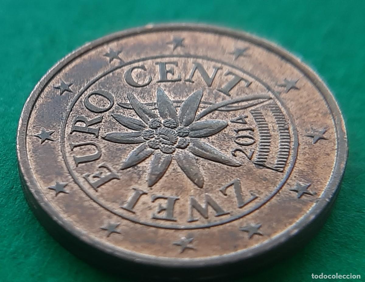 Monedas antiguas de Europa: (ERROR-AUSTRIA)(2014) 2 C&Eacute;NTIMOS CON EXCESO DE METAL - Foto 13