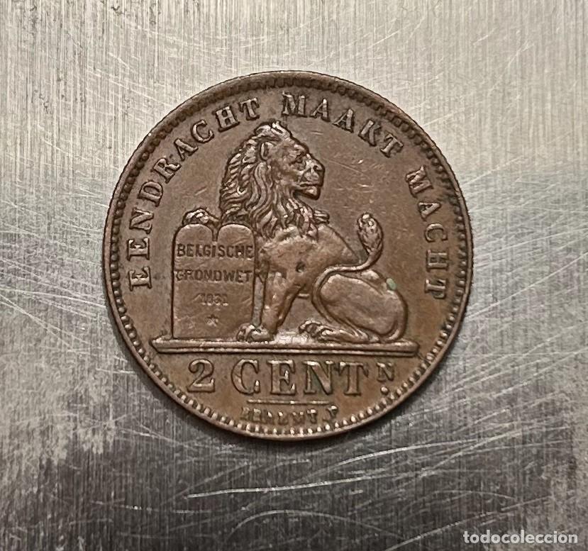 Monedas antiguas de Europa: 2 CENTIMES 1911 BELGICA