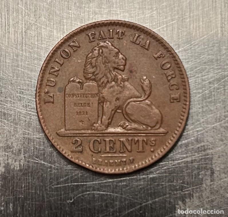 Monedas antiguas de Europa: 2 CENTIMES 1912 BELGICA