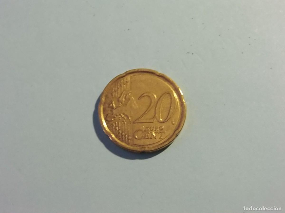 Monedas antiguas de Europa: BELGICA 20 C&Eacute;NTIMOS 2007 - BC. - Foto 2