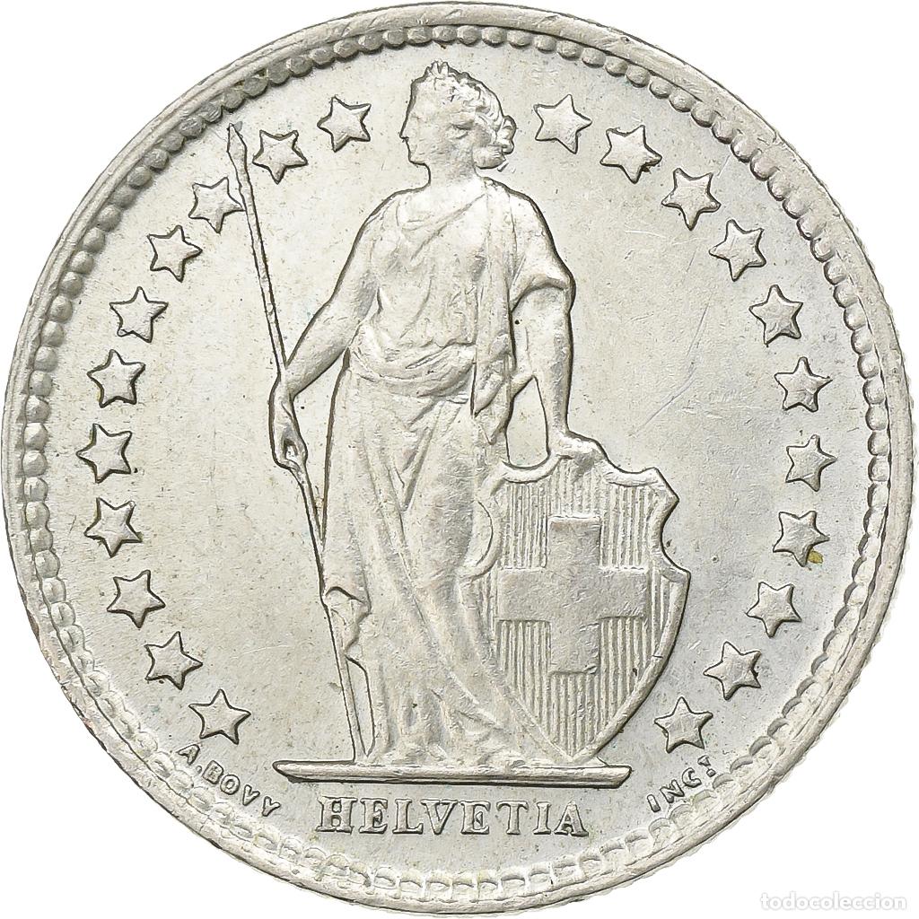 Alte M&uuml;nzen aus Europa: [#1511948] Suiza, 1/2 Franc, 1958, Bern, Plata, MBC+, KM:23