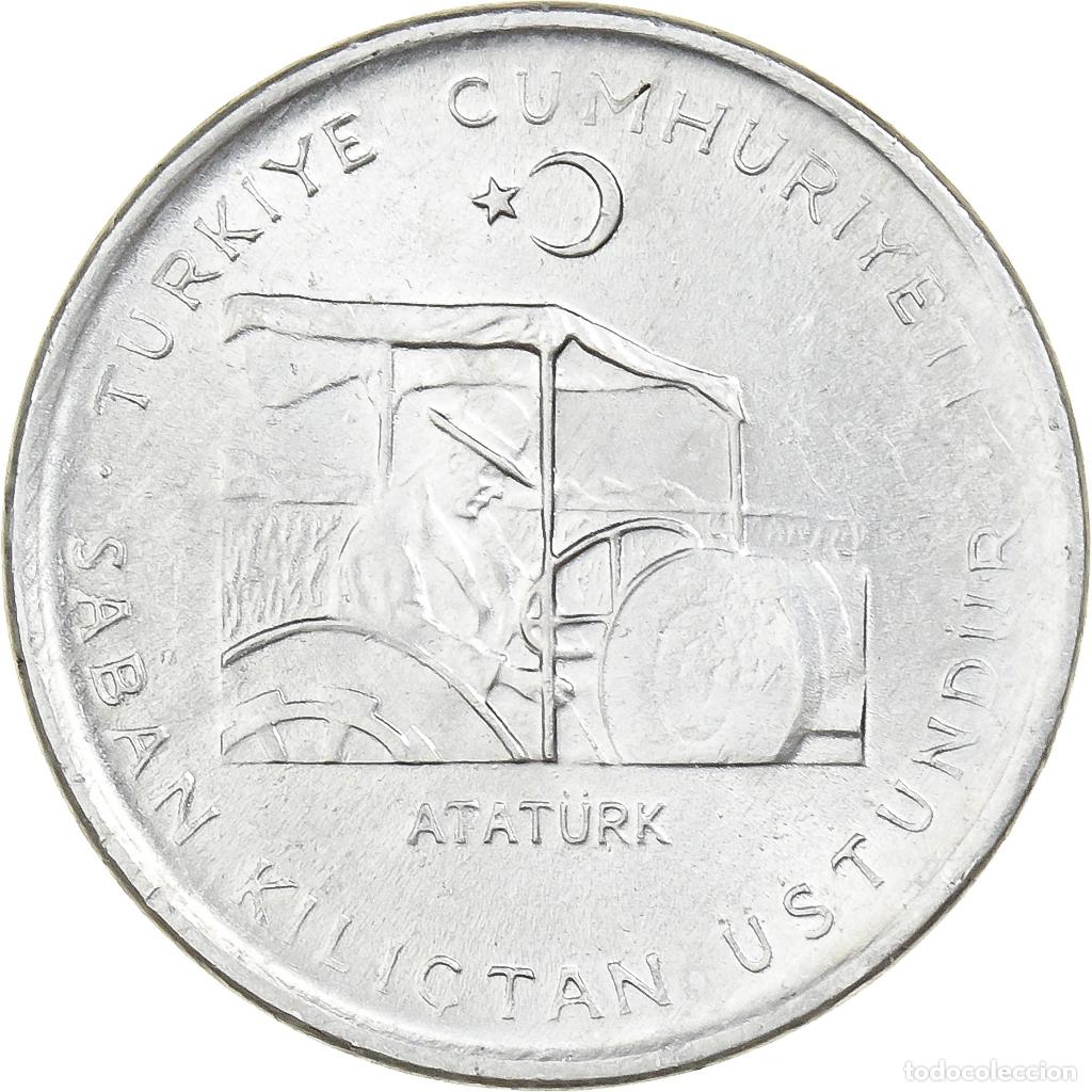 Monete antiche di Europa: [#199191] Turqu&iacute;a, 10 Kurus, 1975, Istanbul, Aluminio, EBC, KM:898a