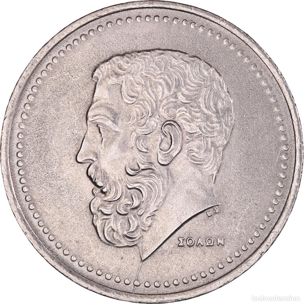 Old Coins of Europe: [#1043055] Moneda, Grecia, 50 Drachmes, 1984, MBC+, Cobre - n&iacute;quel, KM:134