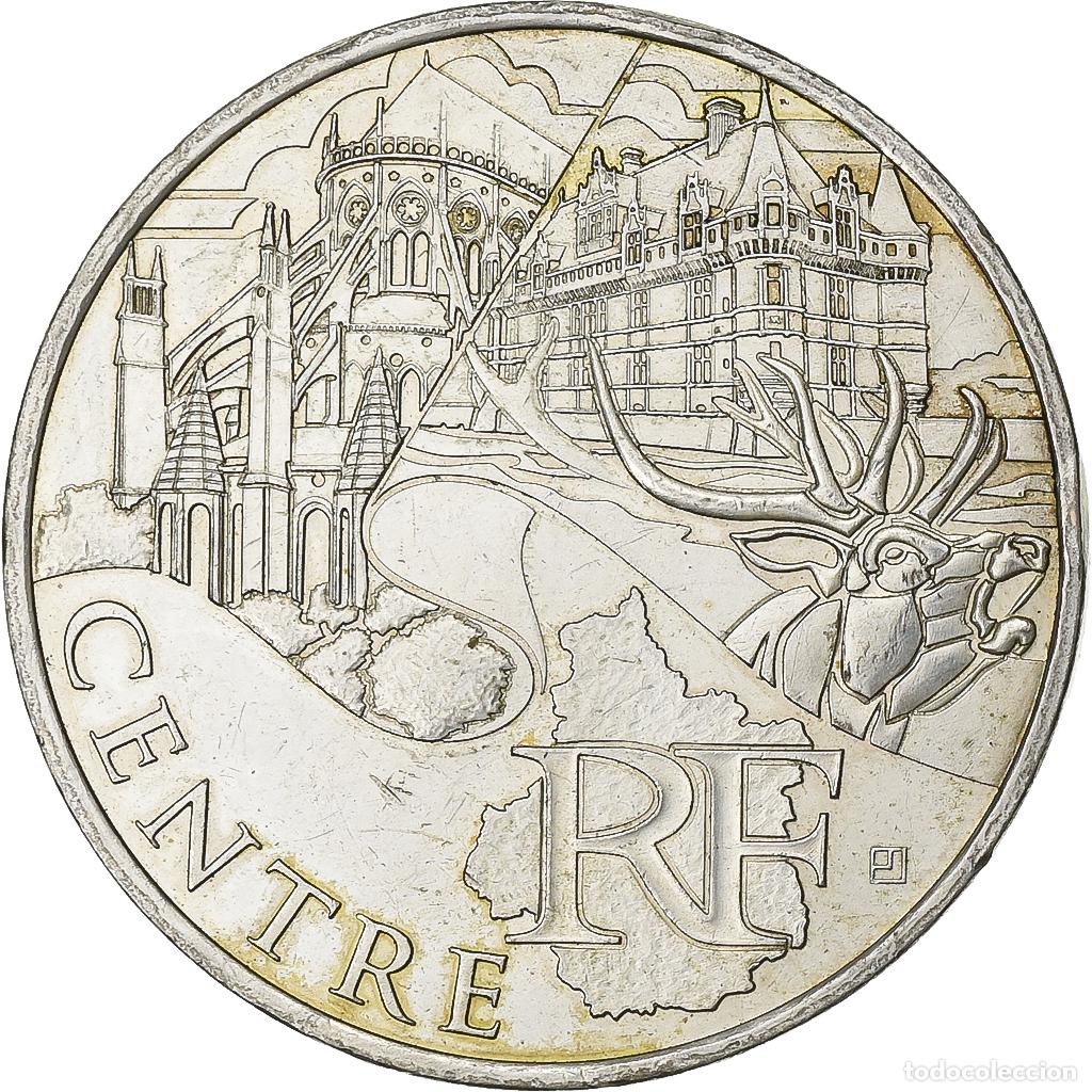Moedas antigas da Europa: [#199298] Francia, 10 Euro, Centre, 2011, Paris, Plata, MBC+, Gadoury:EU450, KM:1732