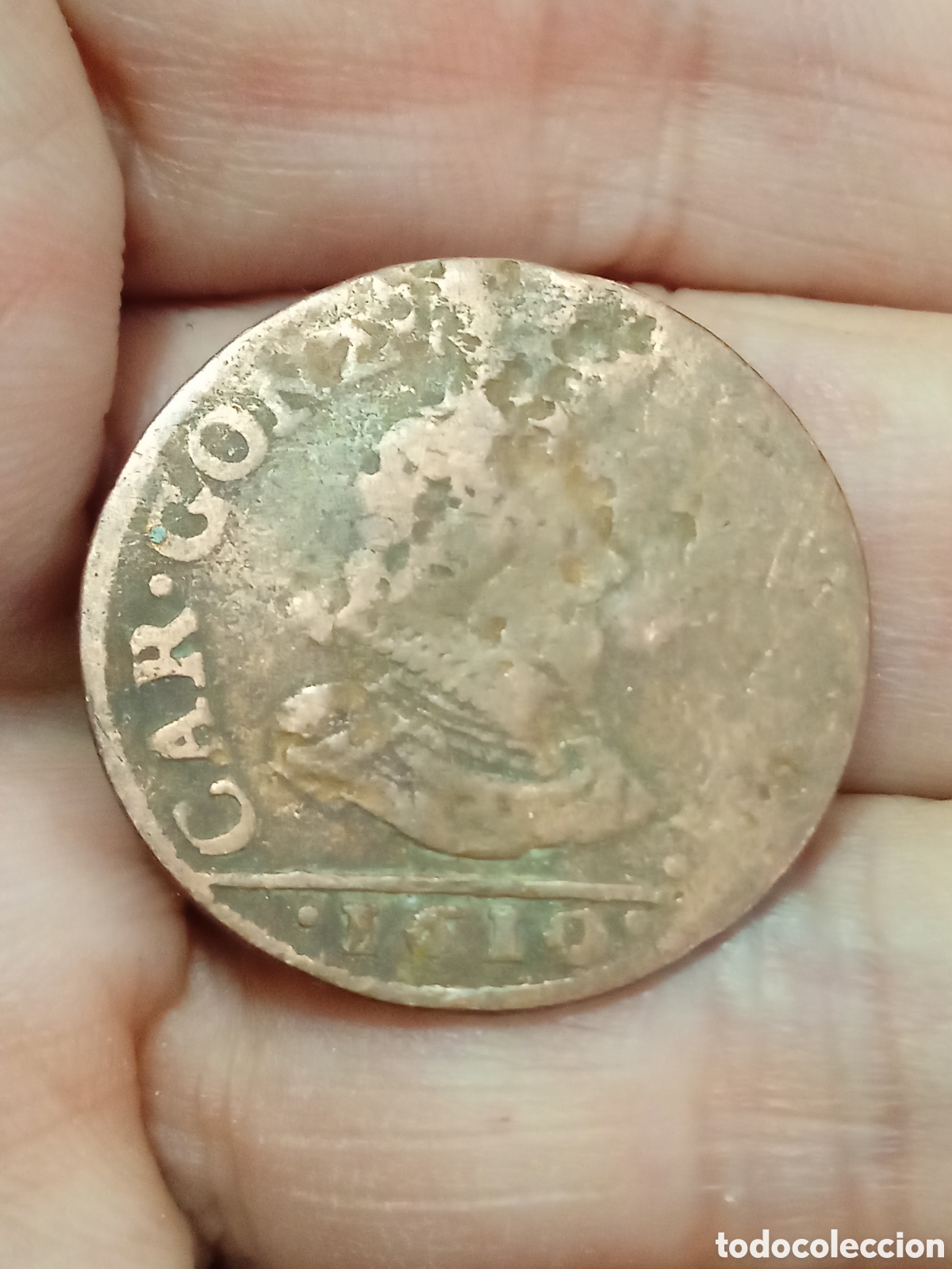 Monedas antiguas de Europa: BOL- Francia Charles de Gonzaga Liard 1610 Charleville Bronce PRINCIPADO DE ARCHES