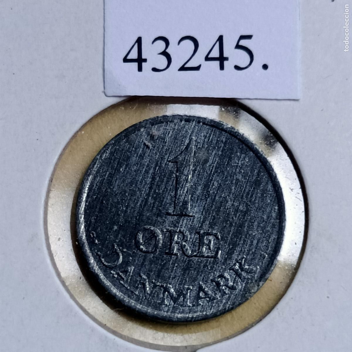 Monedas antiguas de Europa: Dinamarca 1 ore 1968 - Foto 2