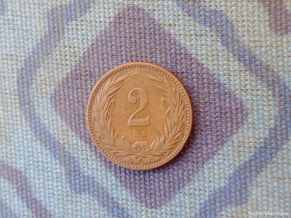 Monedas antiguas de Europa: HUNGRIA 2 filler 1894